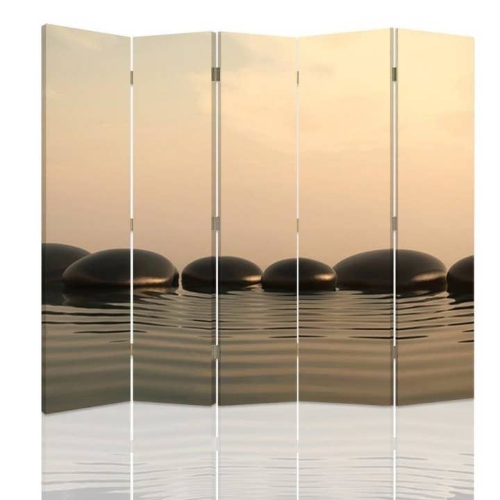 Kamerverdeler, grijze samenstelling van Zen Stones 5 stuks voor wholesale door Motivartdesign