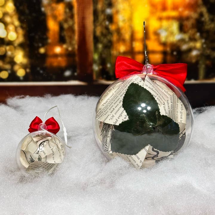 Literary Blooms - Wholesale Ornament - Wizard of Oz Book Rose Ornament – 2 Sizes Available6