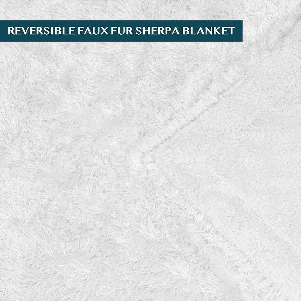 Pavilia - Wholesale Decoratiedeken - Pluche Sherpa Plaid van Imitatiebont51
