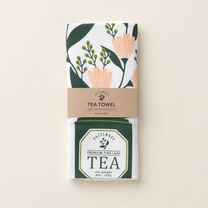 HAZELMADE® Tea Towels + Gifts - Vendita all'ingrosso Strofinacci - Asciugamano da Cucina con Fiori Rosa | Decorazione per Cucina2