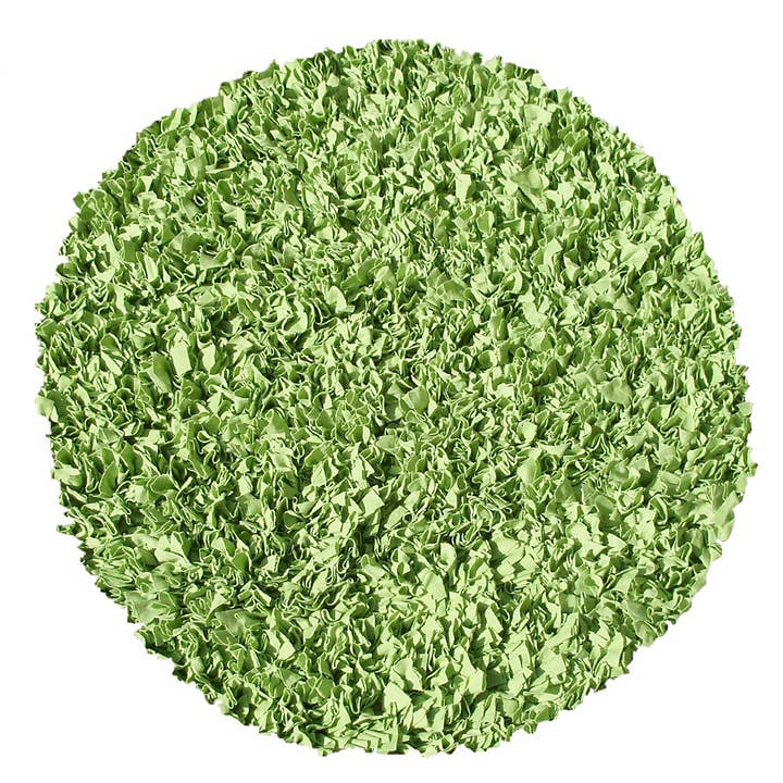 Tappeto Shaggy Raggy Lime per la vendita all'ingrosso da parte di Decorium Living