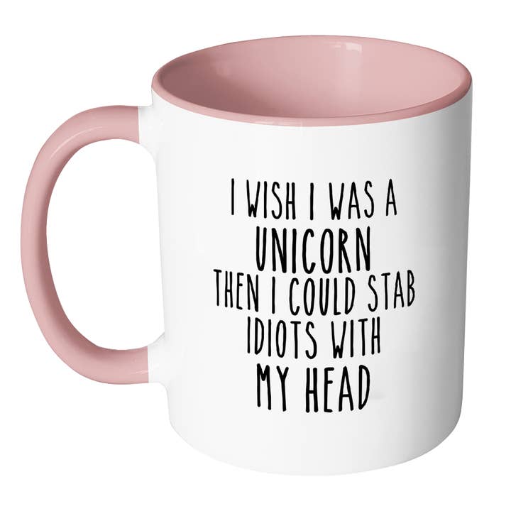 Disrupted Industries - Wholesale Coffee Mug - I Wish I Was a Unicorn Mug4