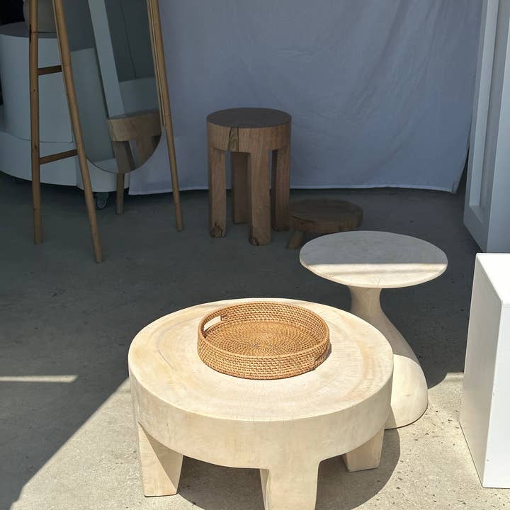 Office Objets - Wholesale Basket - Set of three handcrafted Indonesian wicker baskets in natural rattan (caramel)88