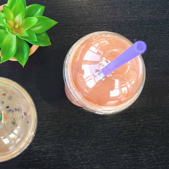 GoSili – wholesale Sugrör – GoSili® 10.75 ”silikon sugrör, miljövänliga återanvändbara mjuka hopfällbara sugrör med resväska, extra lång, 2pk5