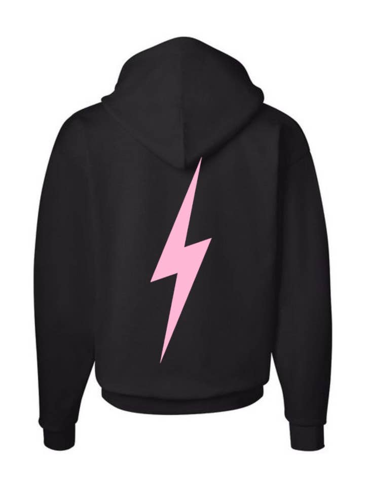 Cozy Drip Clothing - Wholesale Hoodie - Women's - PREPPY LIGHTNING BOLT HOODIE
