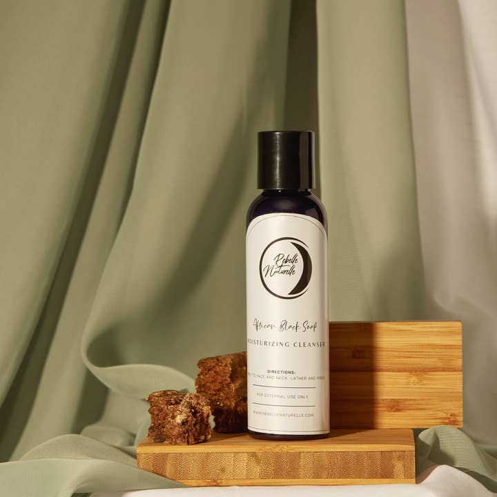 Rebelle Naturelle - Wholesale Body wash/shower gel - African Black Soap Moisturizing Cleanser