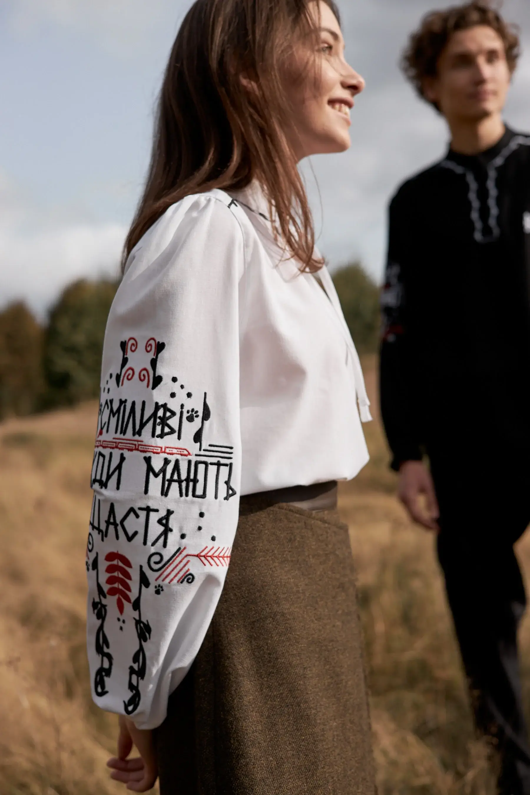 Code Of Nation - Wholesale Blouse - Women's - Embroidered Linen Boho Blouse White6