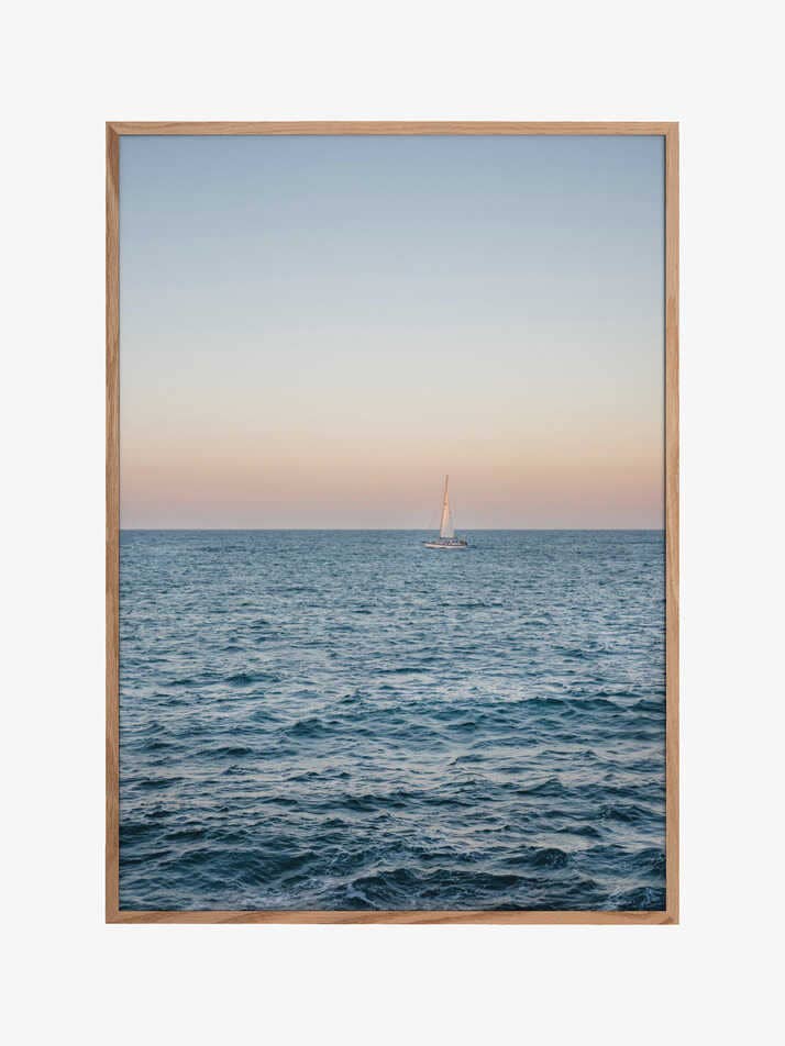 Amalfi Zonsondergang Kustzeilen | Italië Reisfotografie voor wholesale door Pictufy Wholesale