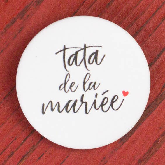 Aunt of the bride wedding badge for wholesale by Te Whaka