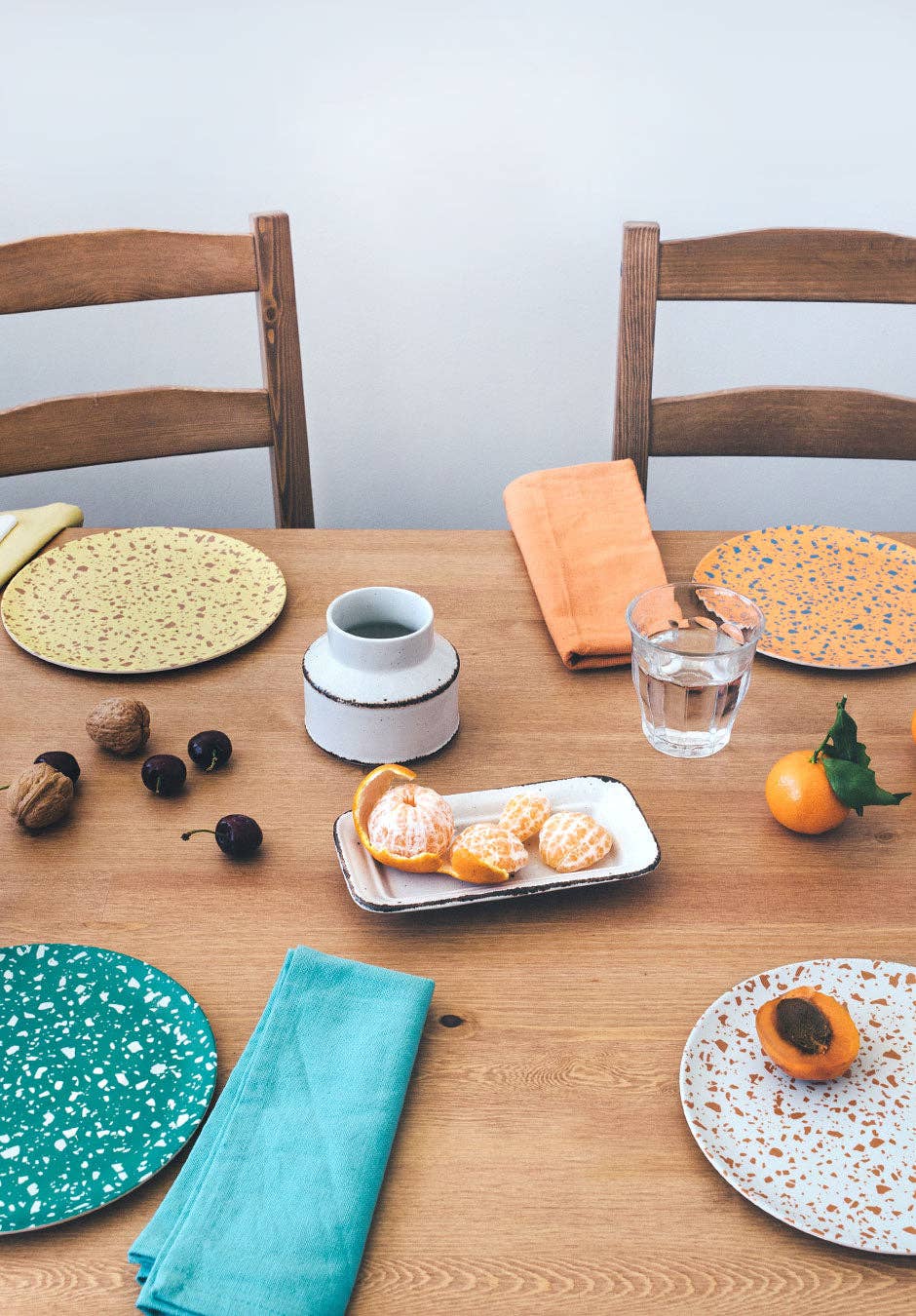 Xenia Taler - Wholesale Dinner Plate - Terrazzo Side Plates Assorted - Set of 41