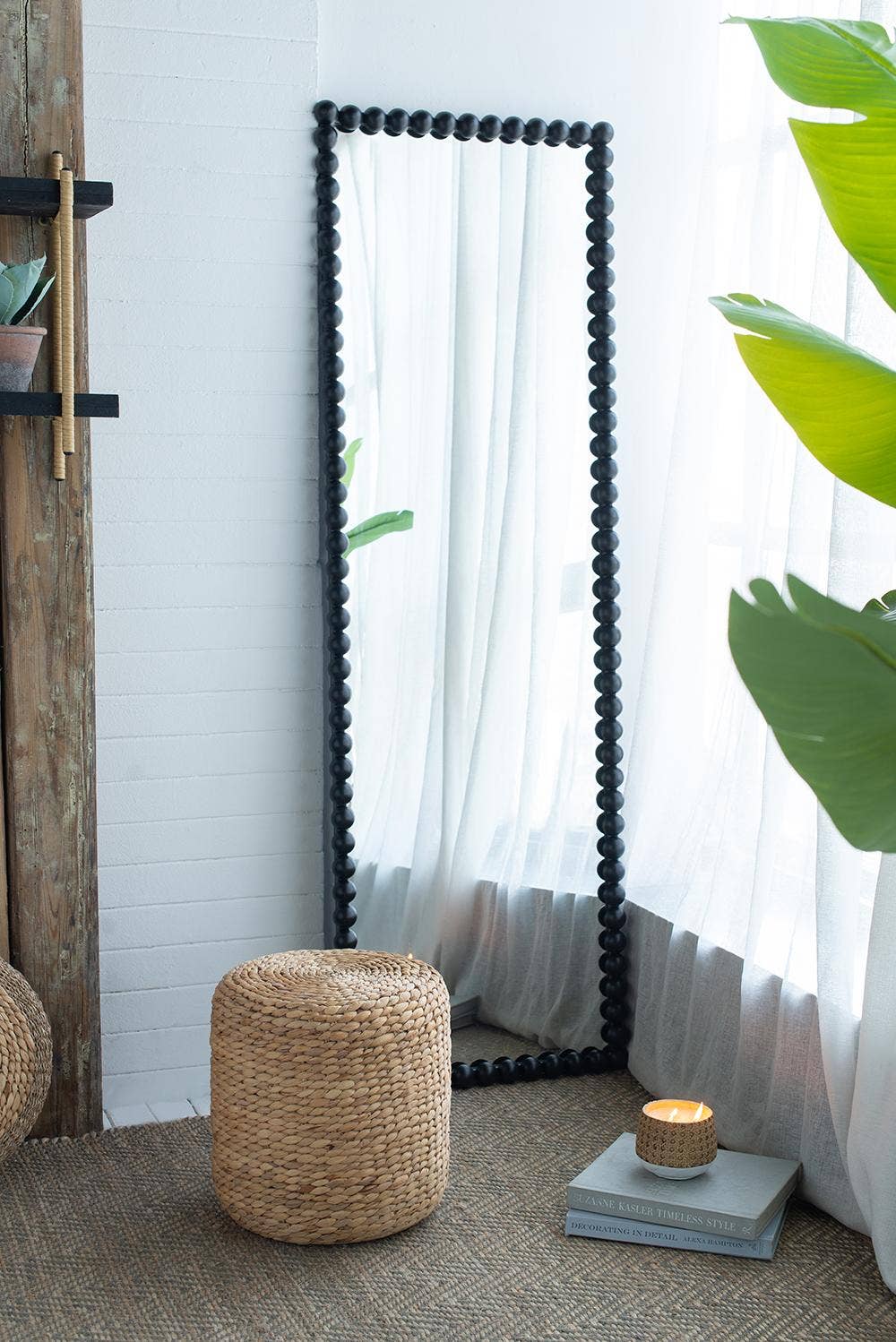 A&B Home Group Inc. - Wholesale Stool - D14.5x14.5" Water Hyacinth Stool 1EA/CTN7