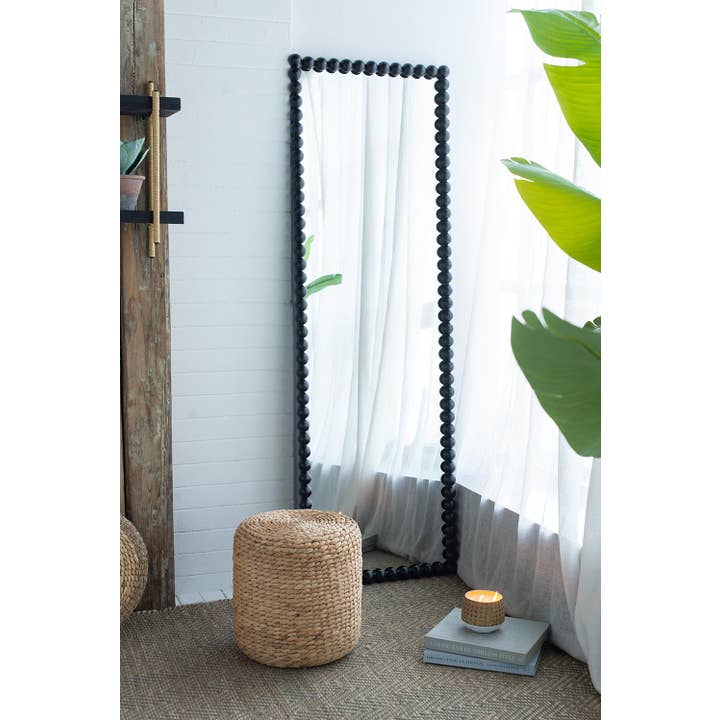 A&B Home Group Inc. - Wholesale Stool - D14.5x14.5" Water Hyacinth Stool 1EA/CTN7