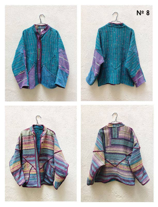 Indigo Collection - Wholesale Jacket - Women's - VINTAGE KANTHA JACKETS7