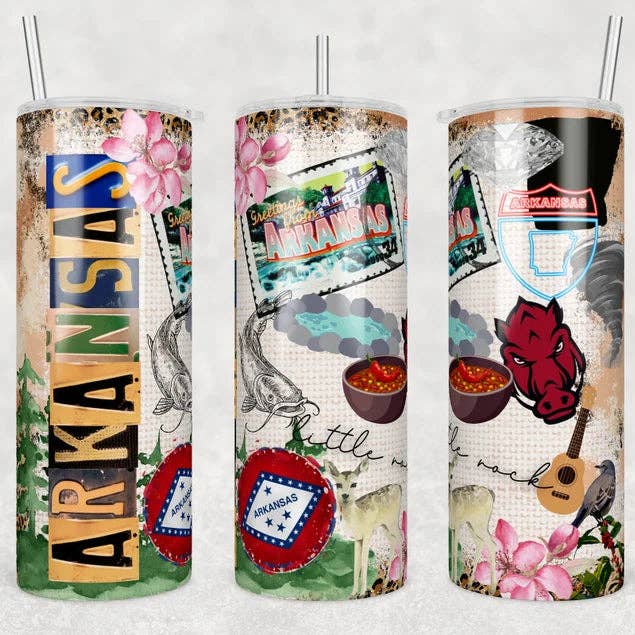 Bundesstaat Arkansas | Tumbler für den Großhandel von Designs by Robyn