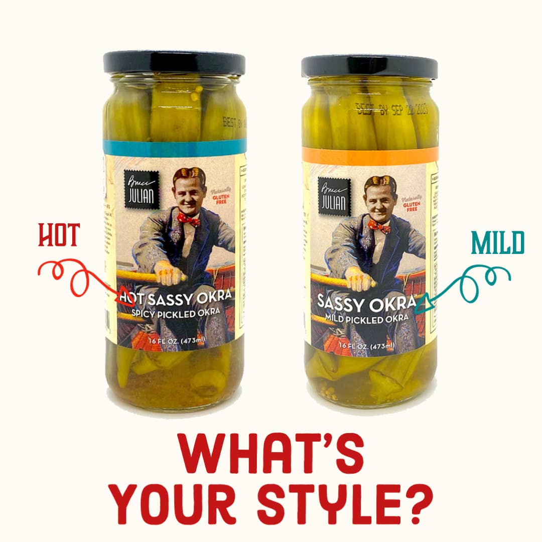 Bruce Julian Heritage Foods – Großhandel Eingelegtes Gemüse – Sassy Okra™ - 16 Unzen Glas5