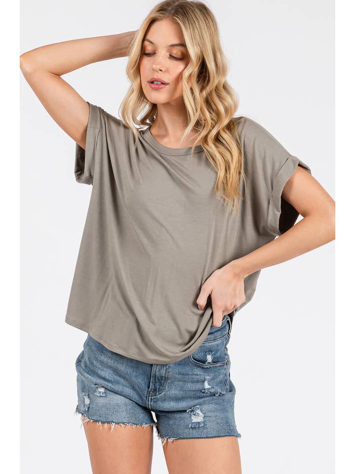 Final Touch - Vendita all'ingrosso Top in maglia - Donna - Top Girocollo in Modal Rayon - T3104828