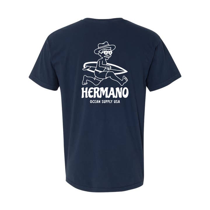 HOMBRE T-SHIRT NAVY for wholesale by Hermano