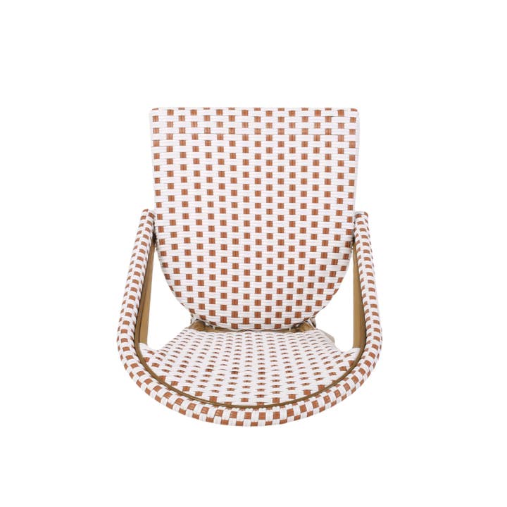 VTNG50 - Wholesale Patio Chair - Outdoor PE Ratten and Aluminum French Bistro Chairs 9