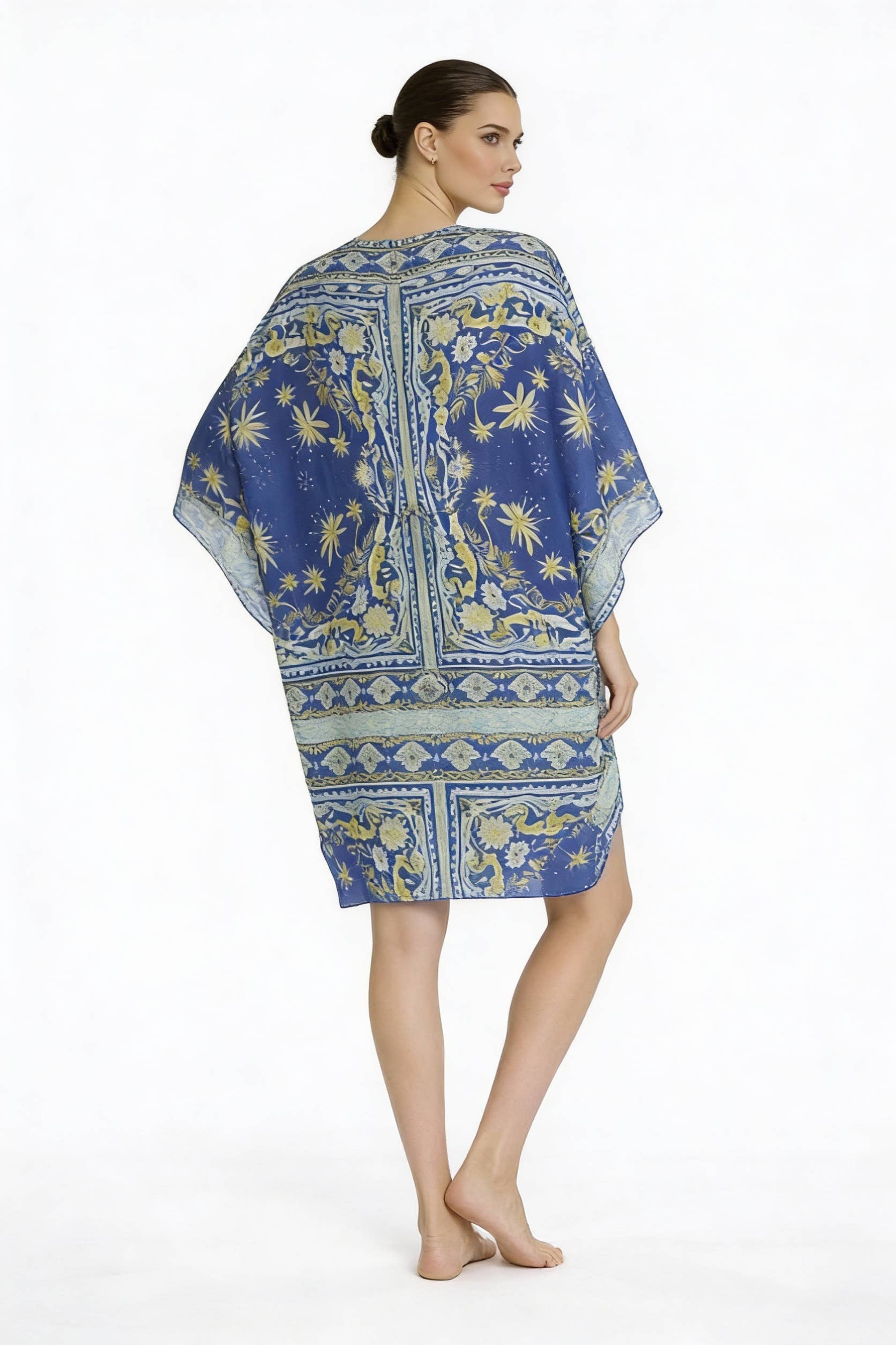 Wrap Up by VP – Engroshandel Kjole - Dame – Notte Marelia Kort Kaftan1