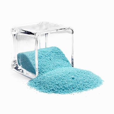 WGV International - Wholesale Decorative Tabletop Object - WGV Decorative Colored Sand - Medium Grain, Aqua0