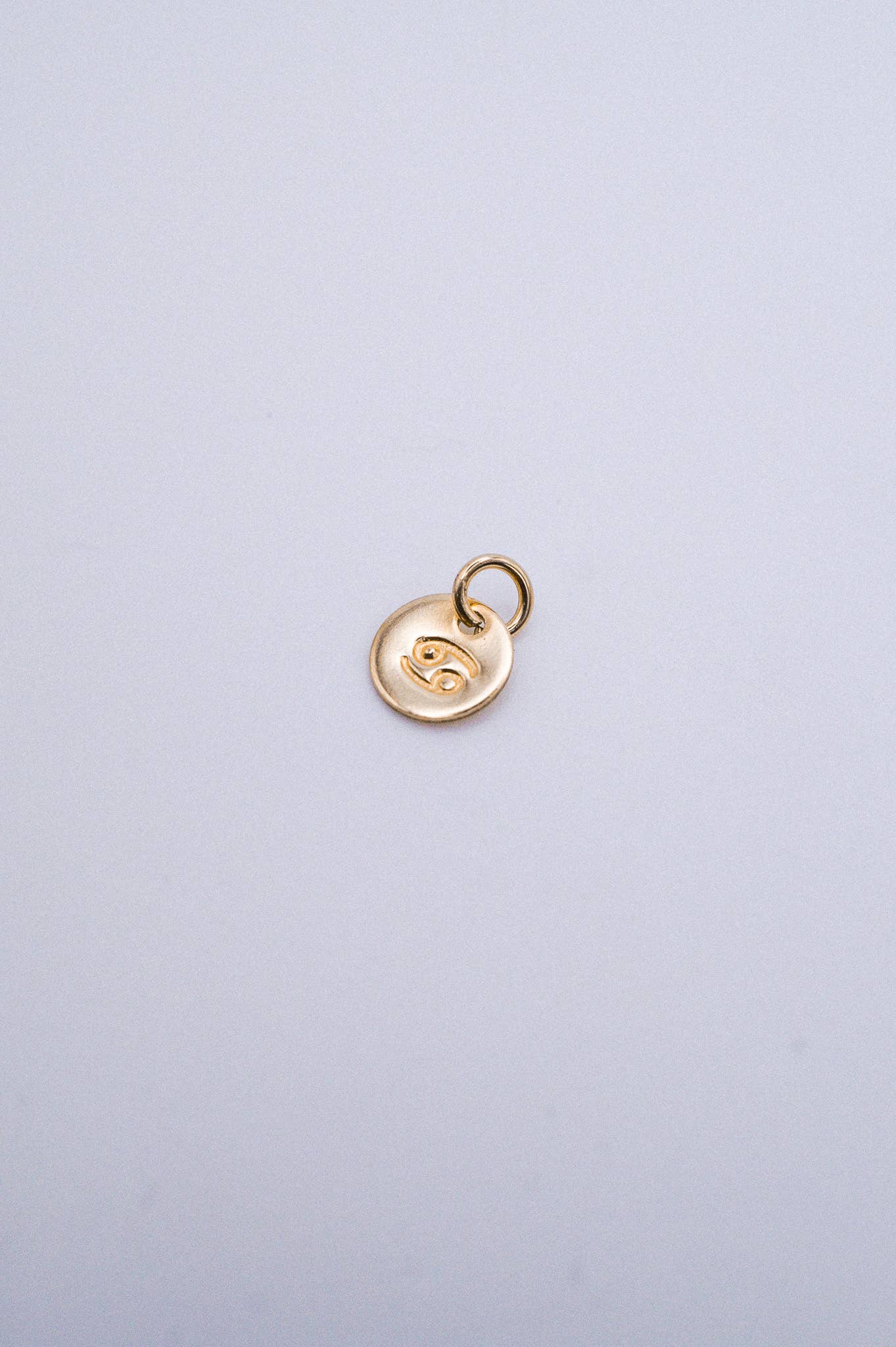 Hannah Naomi - Wholesale Individual Charm/Pendant - Tiny Zodiac Circle Charm, SOLID 14K Gold3