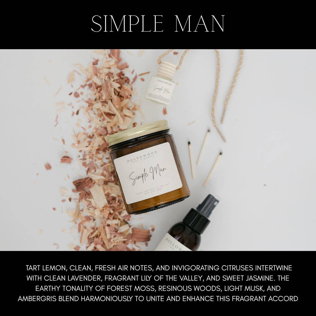 HOLLOWOOD FRAGRANCE - Wholesale Linen Spray - SIMPLE MAN | LINEN SPRAY1