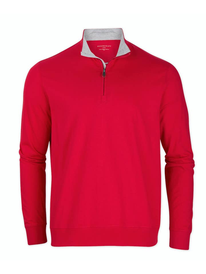 Boxercraft - Vente Sweat-shirt – homme - Veste Alumni Quarter Zip pour hommes5