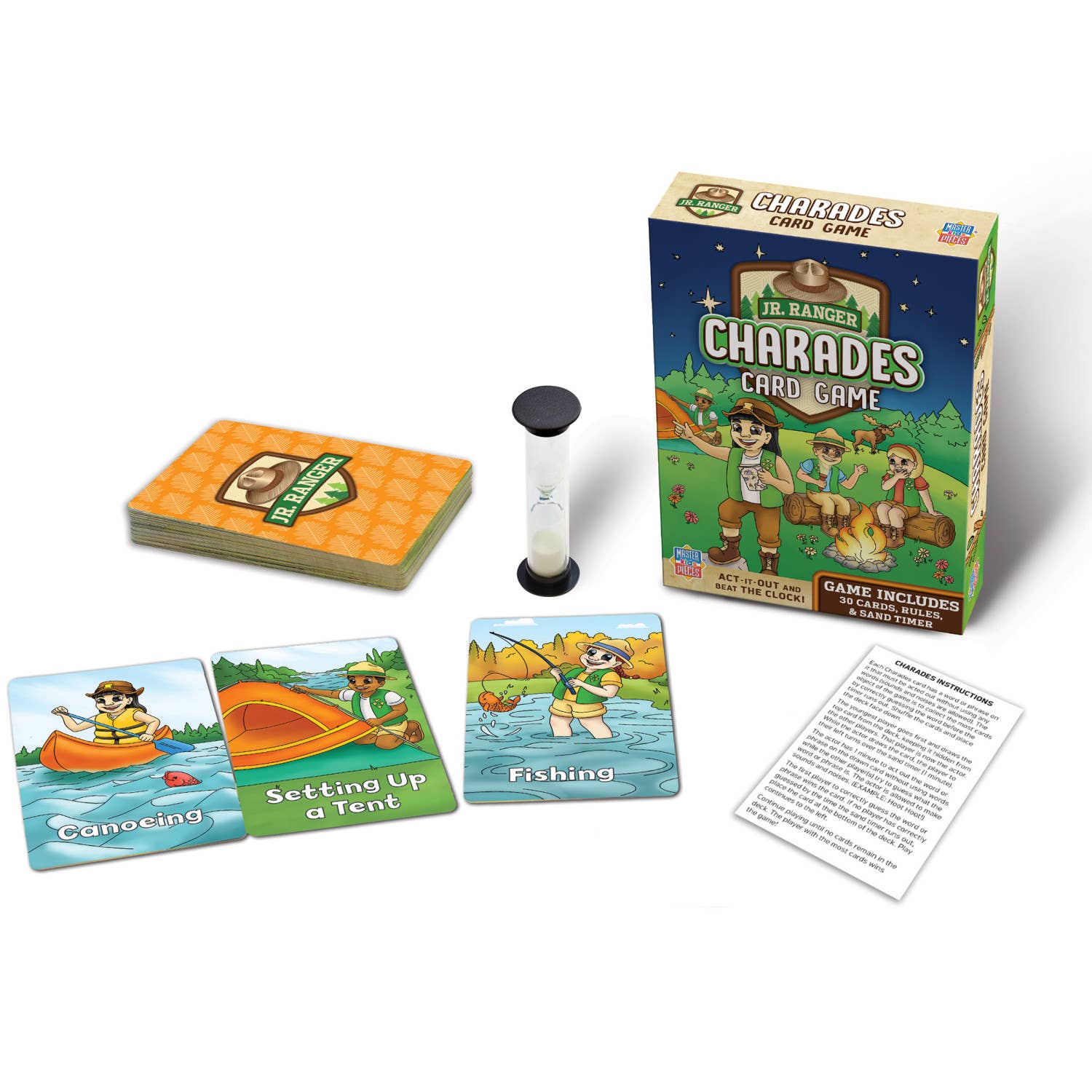 Masterpieces Puzzles - Wholesale Card Game - Jr. Ranger Charades Card Game1