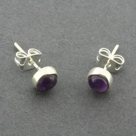 6 mm amethist oorstekers voor wholesale door Makers & Providers