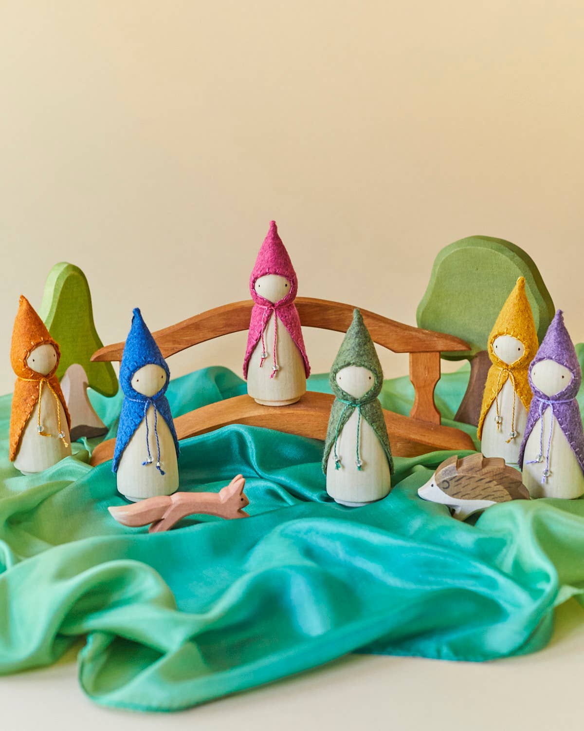 Wonderheart - Wholesale Wood Toy - Kids - Orange Wooden Gnome19