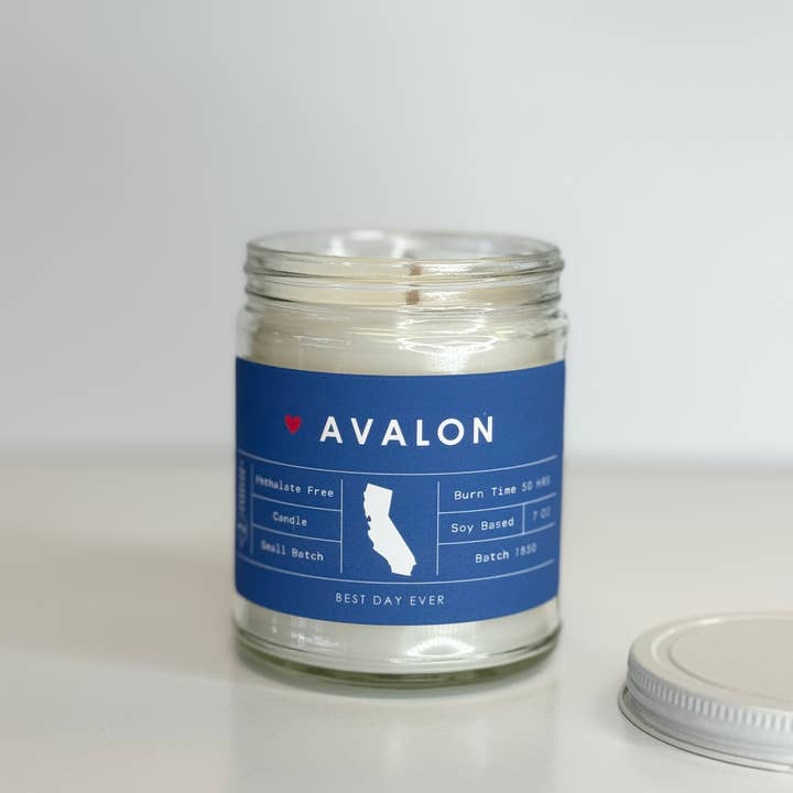 Rambling Caravan - Venta al por mayor Velas en tarros - Vela Avalon, CA2