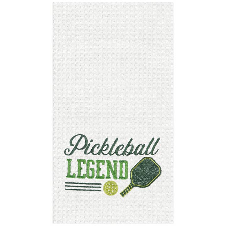 Pickleball Legend Sports Kitchen Towel for wholesale by C&F Home