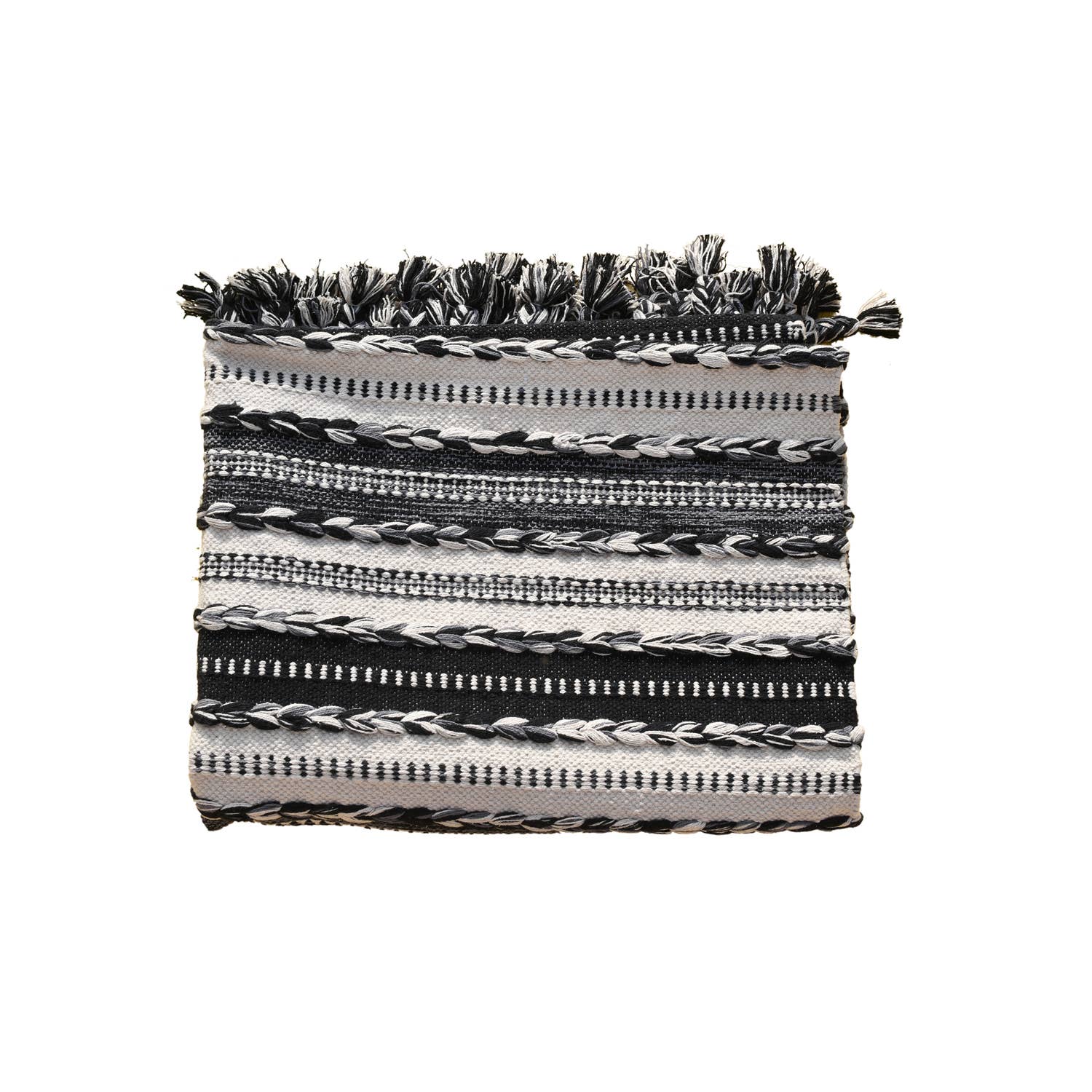 Jaipur RugHauz - Wholesale Area Rug - Shaggy 01 Hand-loomed Cotton Area Rug from India1