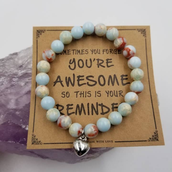 magnolia jewelry - Wholesale Armband met kralen - Hartstenen kralenarmband voor Valentijnsdag