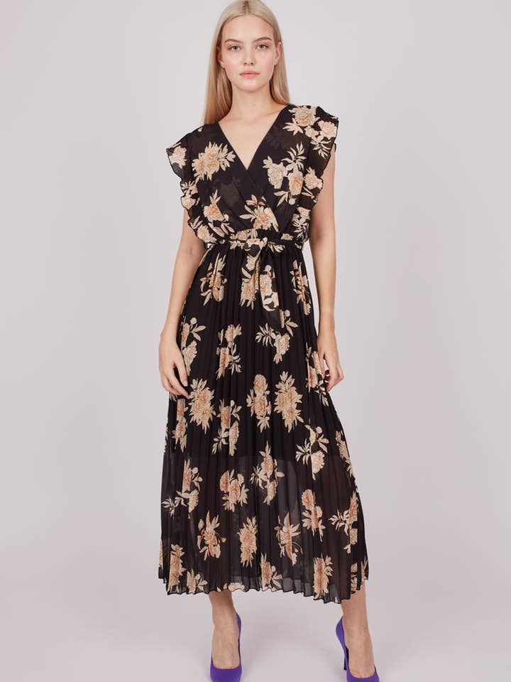 Robe longue fleurie pour la vente par Dioxide