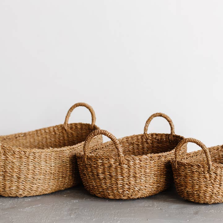 Will & Atlas - Wholesale Basket - Oval Tray Basket, harvest