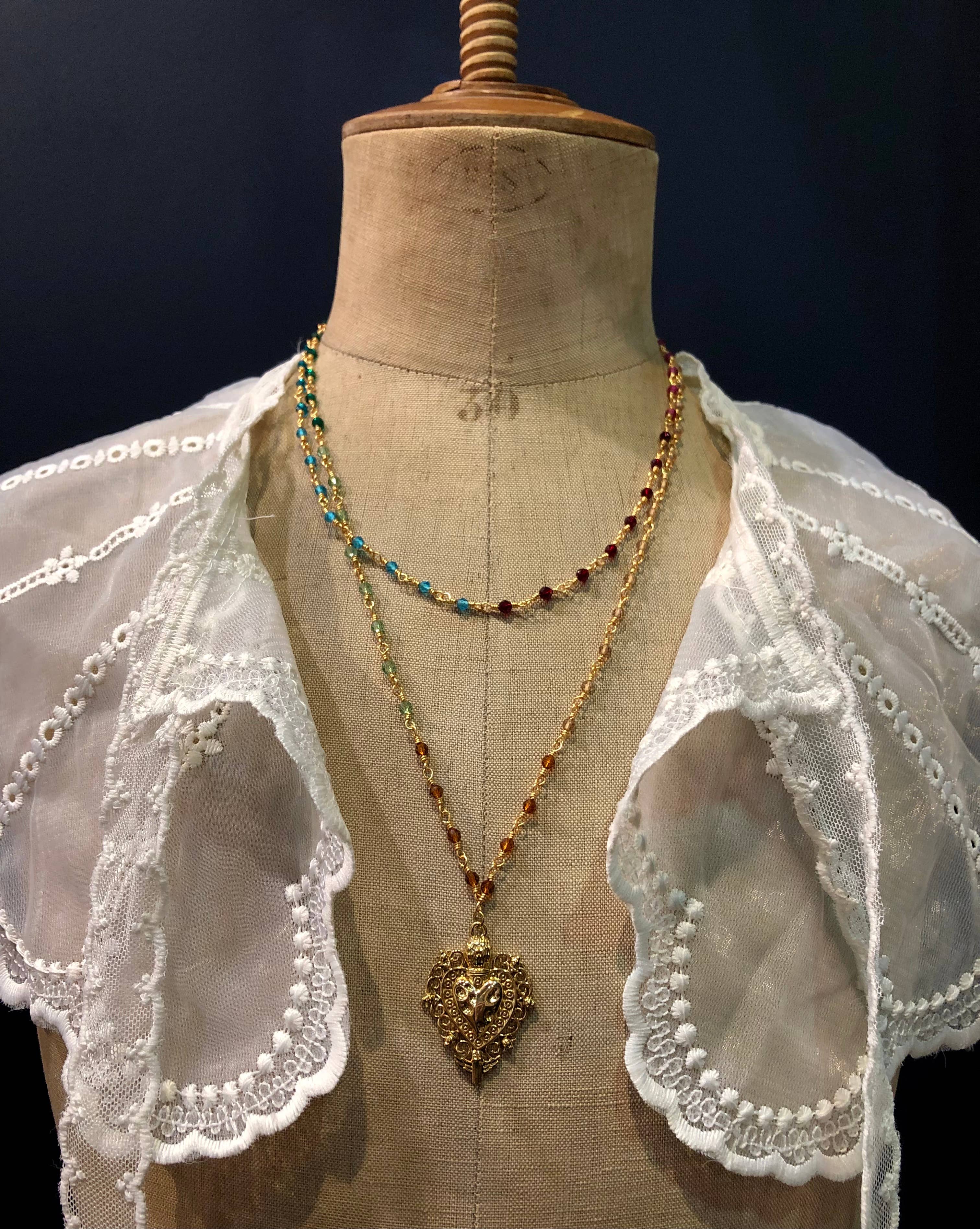 Fascinato – wholesale Hänge-/berlockhalsband – Dubbel/långt halsband Verona - Pärlor2