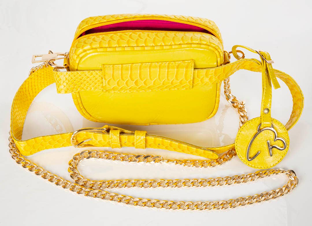 Benenate - Wholesale Crossbody Bag - Women's - Lemon Python 000 Belt/Crossbody Bag0