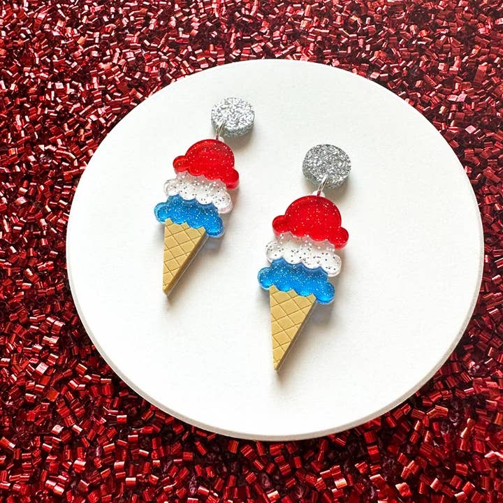 Ice Cream Dangles for wholesale by The Crafted Makerie