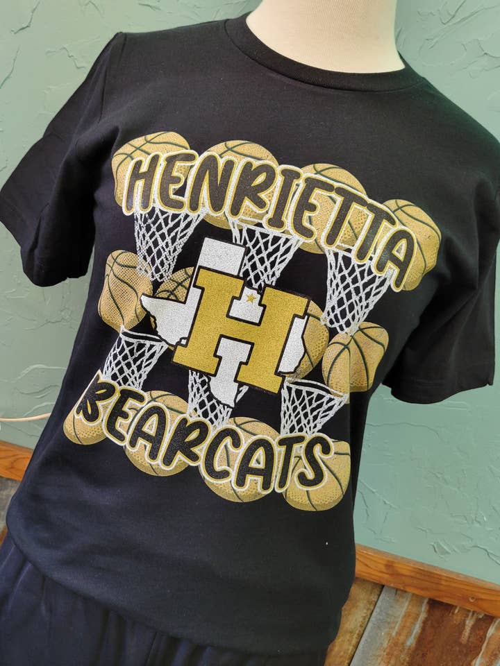 Basketball Checkerboard Graphic T-shirt for wholesale by Ranch Swag