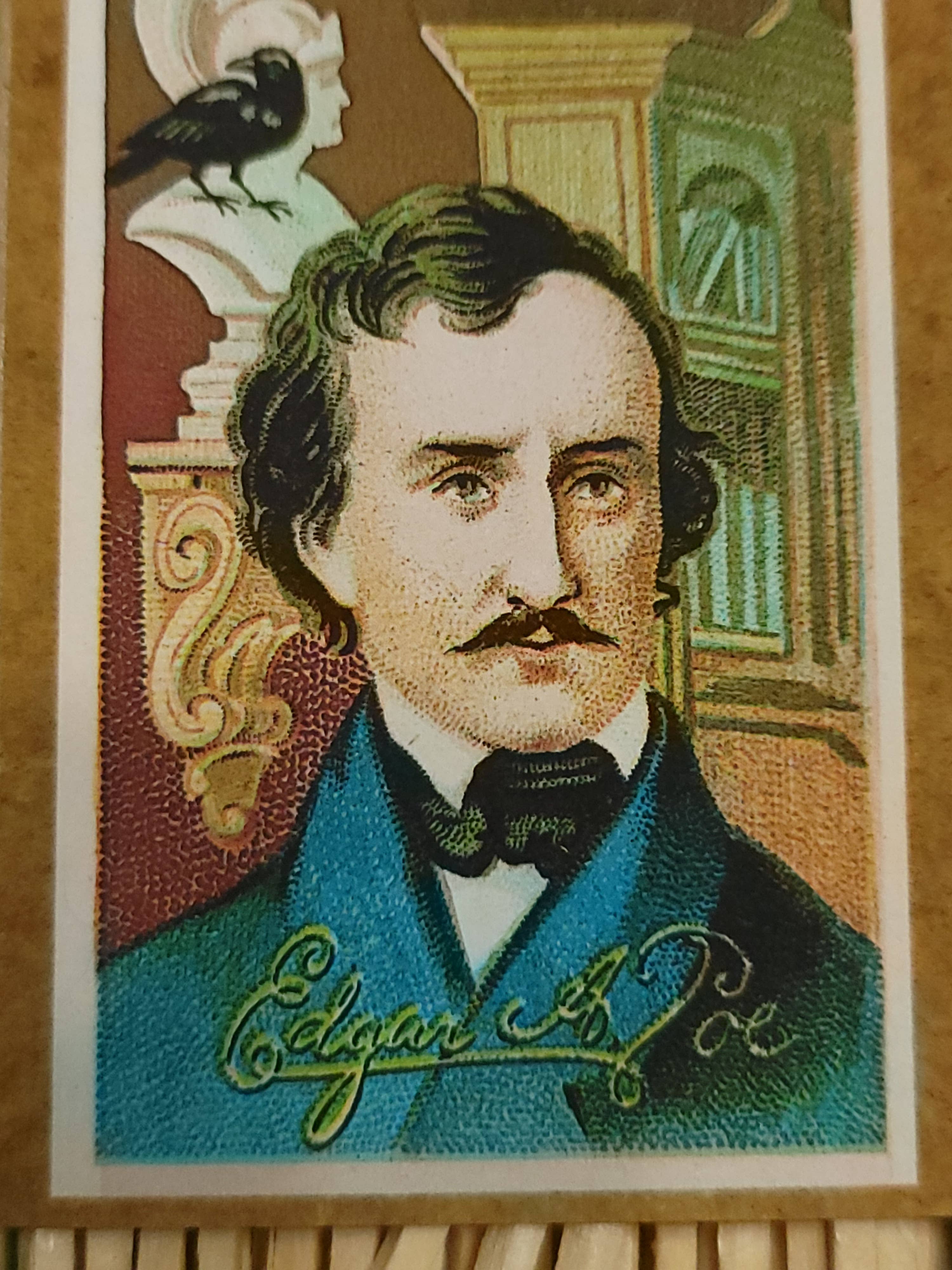 Superior Dry Goods - Wholesale Matches - "Edgar Allan Poe" Handmade Decorator Matchbox Lot6
