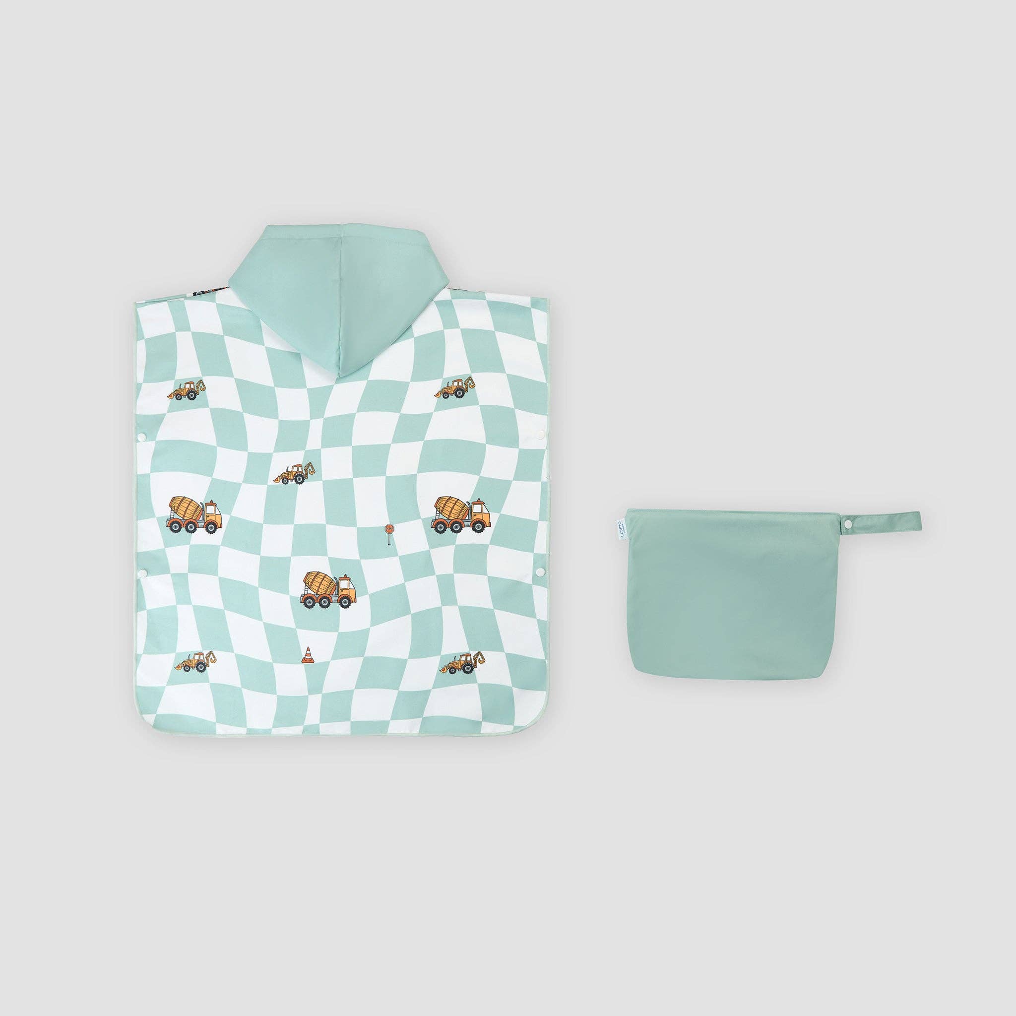 LESIMO - Wholesale Hooded Towel - Kids & Baby - 【Upgraded Edition】Sand Free Kids Hooded Towel - Busy Trucks3