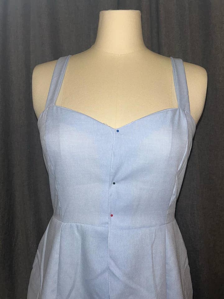 Sweet Heart Button Dress for wholesale by Gallaga Handmade