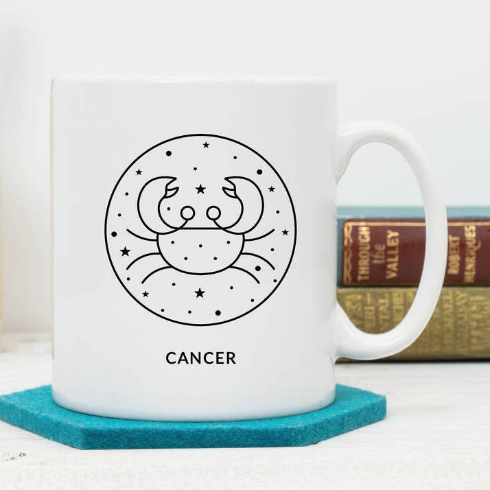 Zodiac Star Sign Mug for wholesale by Lovetree Design