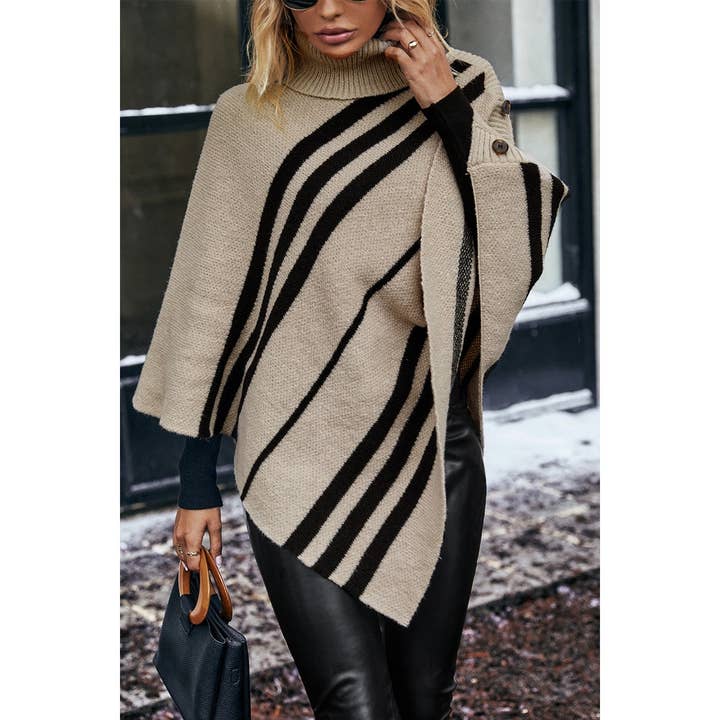 Poncho en tricot asymétrique à col roulé et manches chauve-souris et autres tendances Résultats pour poncho femme en vente B2B. Retours gratuits et paiement à 60 jours sur Faire sur Faire.