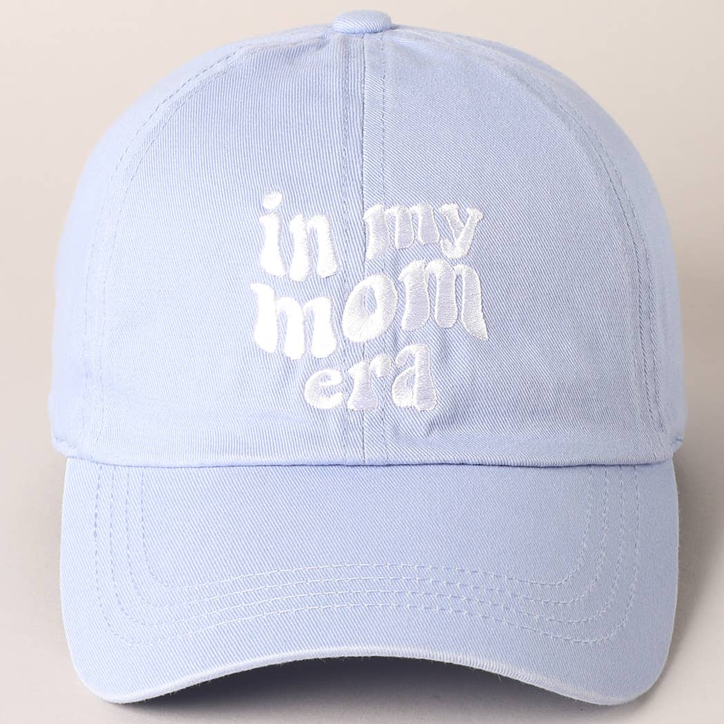 Fashion City - Wholesale Baseball Cap - Women's - Embroidered Letters In My Mom Era Baseball Cap6