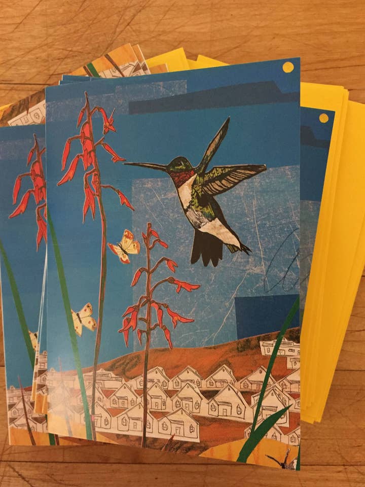 Hummingbird Boxed Note Cards for wholesale by Sunde White Industries
