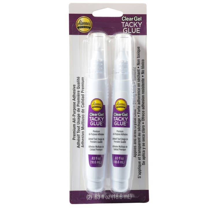 Aleenes Clear Gel Tacky Glue Pens 2 Pack for wholesale by Ilovetocreate