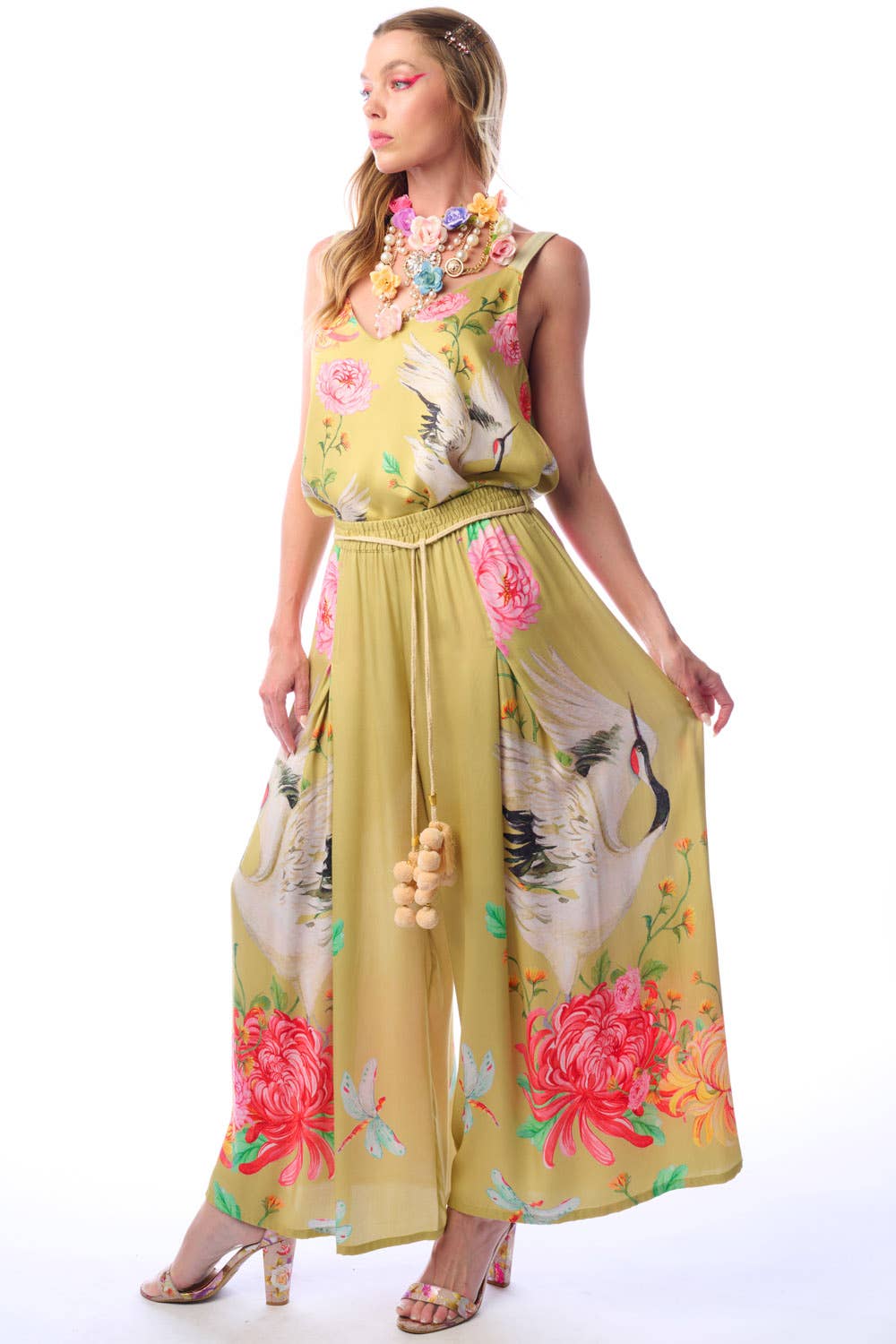 Mustard The Legend Of The Crane Pants for wholesale on Faire3