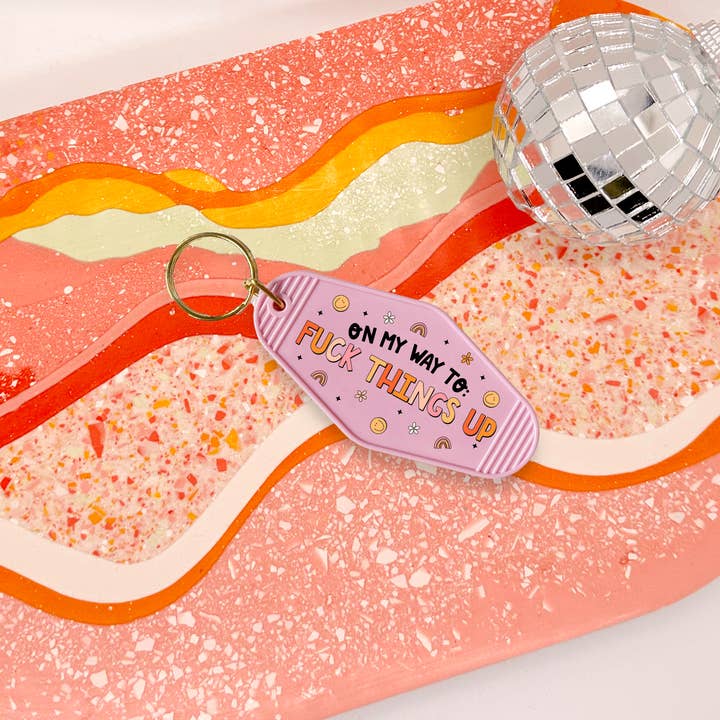 Llavero On My Way To Fuck Things Up para venta al por mayor de amarieacreates
